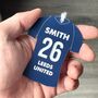 Personalised Colour Sports Shirt Christmas Decorations, thumbnail 7 of 7