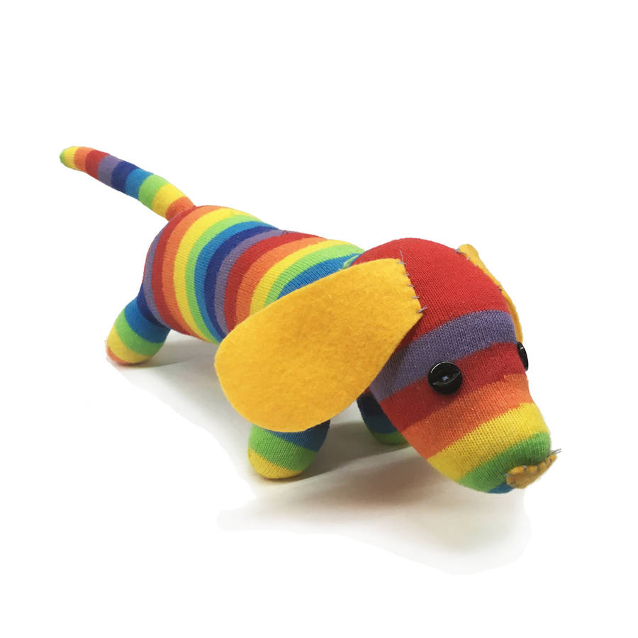 sock sausage dog craft kit by sock creatures