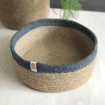 Respiin Shallow Seagrass And Jute Baskets, 7 of 12