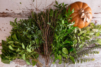 Natural Autumn Fresh Wreath Making Kit, 5 of 5
