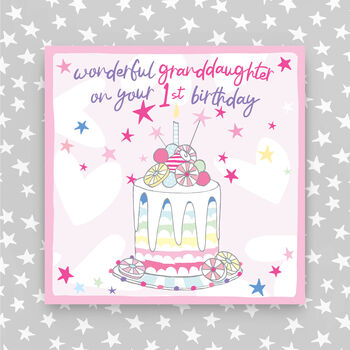 1st Birthday Card For Daughter/Granddaughter/Niece, 2 of 3
