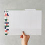 Geometric Weekly Planner Pad, thumbnail 1 of 3