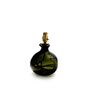 Olive Green 24cm Recycled Handmade Glass Table Lamp, thumbnail 1 of 6
