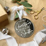 Personalised 'First Christmas Married' Tree Decoration, thumbnail 1 of 8