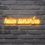 Hello Sunshine Neon Sign Wall Light, thumbnail 3 of 3