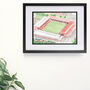 Bristol City Fc Old Ashton Gate Stadium Art Print, thumbnail 1 of 3