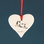 Dog Hanging Love Hearts With Classic Dog Poses, thumbnail 6 of 12