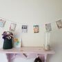 Vintage Style Button Cards Fabric Bunting, thumbnail 1 of 8