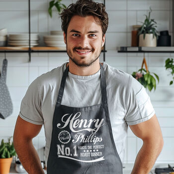 Personalised 'Makes The Perfect' Apron', Unisex Gift, 2 of 12