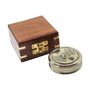 Personalised Brass 37th Birthday 100 Year Calendar Compass, thumbnail 3 of 12