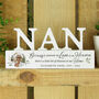 Personalised Nan Memorial Photo Ornament, thumbnail 1 of 3