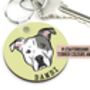 Staffordshire Bull Terrier Keyring, thumbnail 1 of 6