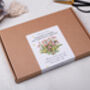 Diy Make Your Own Greeting Card Making Kit With Meadow Flowers, thumbnail 4 of 9