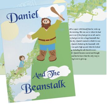 Personalised Softcover Jack And The Beanstalk Book, 2 of 2