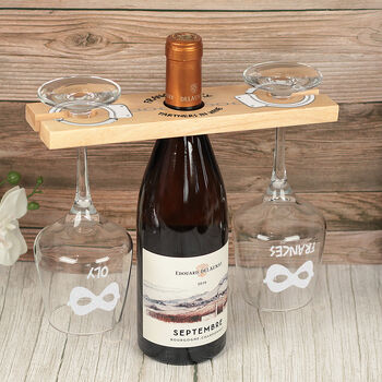 Partners In Wine Butler And Glasses Holder, 2 of 5