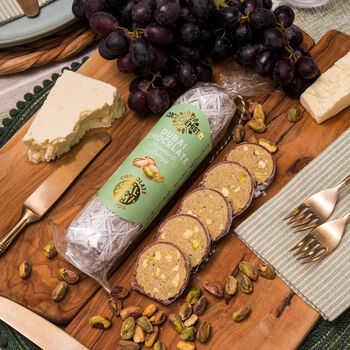 Dubai Chocolate Salami Pistachio And Kadayif, 3 of 5