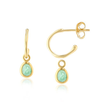 Hampton Gold Vermeil Hoop Earrings, 2 of 5