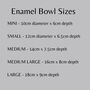 Personalised Christmas Eve Snacks Enamel Bowl, thumbnail 6 of 8