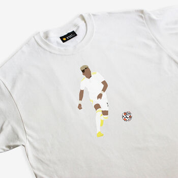 Raphinha Leeds Football T Shirt, 4 of 4