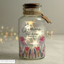 Personalised Wild Flower LED Glass Jar For Mother's Day, thumbnail 3 of 4