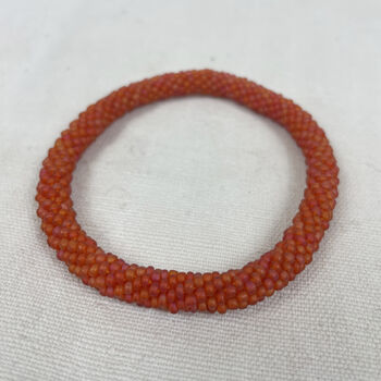Fair Trade Handmade Glass Bead Tube Bracelets Mix Match, 8 of 12