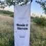 Personalised Retro Fabric Welcome Sign, thumbnail 2 of 3