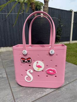 Summer Crocbagg Beach Bag, Medium, 20+ Colours, Three Sizes, 2 of 12