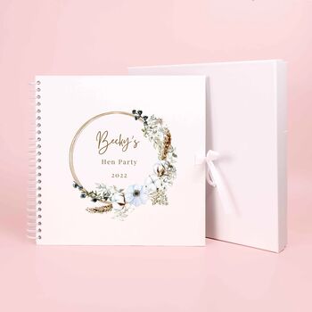 Personalised Hen Party Scrapbook Photo Album, Bridal Shower Scrapbook, 2 of 7