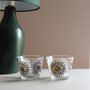 Daisy Hand Painted Glass Tea Light Holders, thumbnail 2 of 6
