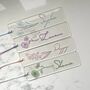 Personalised Custom Tassel Clear Acrylic Bookmark, thumbnail 2 of 8