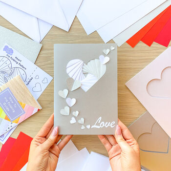 Love Heart Card Making Kit | Iris Folding, 3 of 5