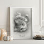 Personalised Black And White Pencil Sketch Pet Portrait, thumbnail 4 of 10