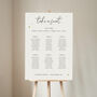 Moon And Stars Wedding Seating Plan Sign, thumbnail 1 of 7