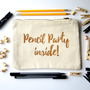 Personalised Pencil Party Pencil Case, thumbnail 1 of 2