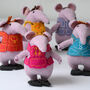Hand Knitted Clangers Soft Toys, thumbnail 1 of 6