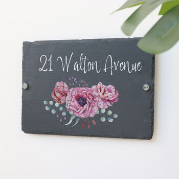 Slate Printed House Sign, 5 of 5