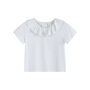 Isabelle White Collar Frill Top, thumbnail 2 of 12
