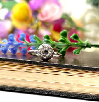 Sterling Silver Mini Doughnut Ring, 7 of 11