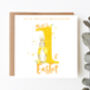Personalised First Easter Card Yellow Rabbit, thumbnail 3 of 6