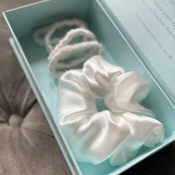 Set Of Silk Scrunchies Gift Set For Her, 8 of 8