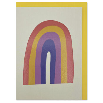Colourful Full Rainbow Blank Card Set, 4 of 4
