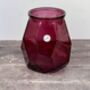 Pink Recycled Glass Vase, 19cm, thumbnail 3 of 4