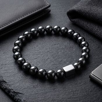 Hematite Bead Bracelet, 2 of 8