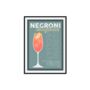 Negroni Sbagliato Cocktail Print, thumbnail 9 of 10