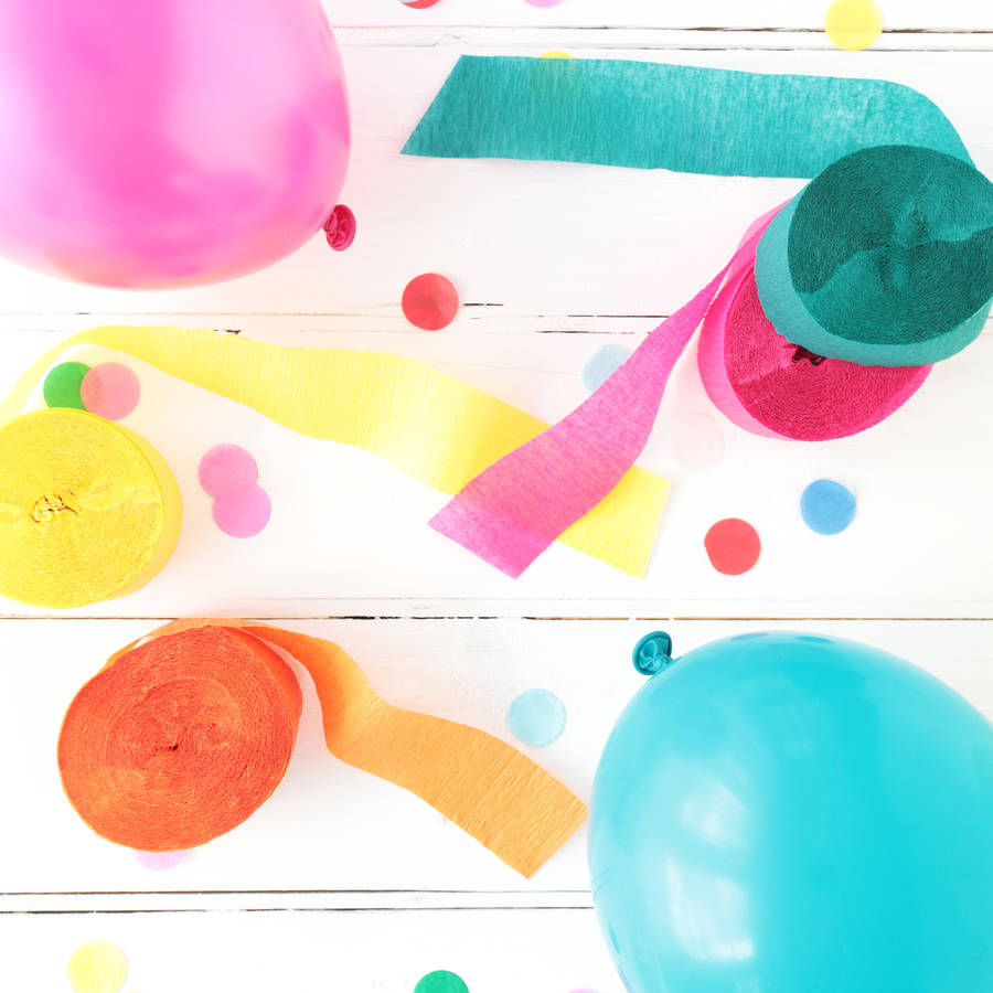 colourful party decorating bundle by postbox party