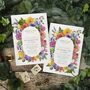 Colourful Summer Flowers A5 Wedding Invitation, thumbnail 2 of 6
