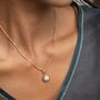 Howlite Healing Stone Necklace, Positivity, thumbnail 5 of 10