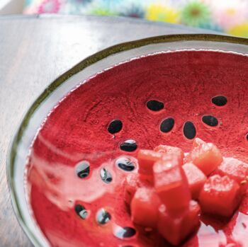 Watermelon Design Glass Bowl, 2 of 5