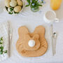 Breakfast Set Bunny Toast Board And Egg Cup, thumbnail 2 of 9