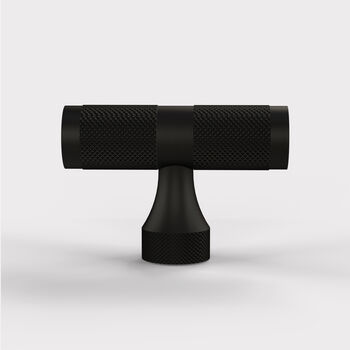 Brass T Bar Knurled Pull Handles For Cupboard Doors And Drawers, 12 of 12